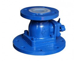 上、下展式襯氟放料閥